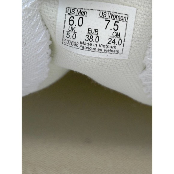 Vans Classic Slip-On Skate Shoes 'Retro Court' Women's Size 7.5 VN0A33TB9EJ - Picture 11 of 12